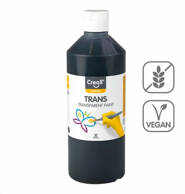 Obrázok produktu pre Transparentná farba Creall 500 ml - čierna
