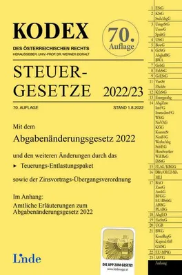 Produktbild von KODEX Steuergesetze 2022/23