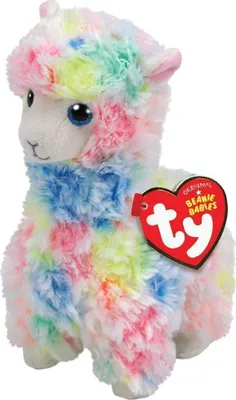 Produktbild von TY 41217 Lola, Multicolour Lama 15 cm Beanie Babies, multicolour , sortierte Farbe/Modell Ty