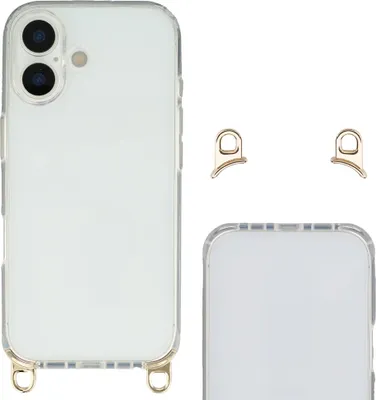 Image de Selencia Coque arrière avec crochets amovibles pour Apple iPhone 17 - Transparent