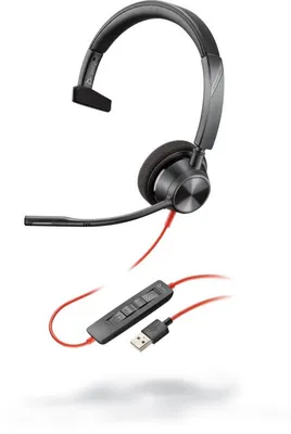 Produktbild von Poly Headset Blackwire C3310-M monaural USB-A