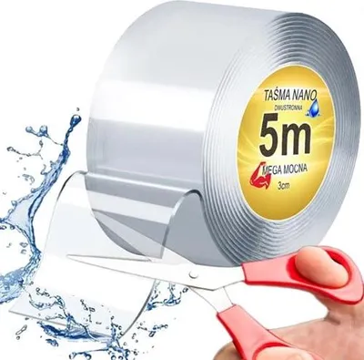 Zdjęcie produktu dla Taśma Dwustronna NANO 30mm/5m  Transparent