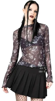 Produktbild von KILLSTAR Mini Faltenrock - Sheenah S