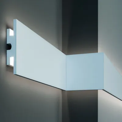 Produktbild von PROVISTON | Lichtleiste | Indirekte Beleuchtung | Zierleiste | 120 x 40 x 1150 mm | XPS | Weiß | Hochwertig | Stuckleiste | Modern | Robust | Langlebig | Stoßfest | 1.15 Meter