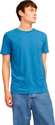 Imagen del producto de JACK & JONES JJEORGANIC, camiseta de manga corta, cuello redondo, color melange, modelo NOOS