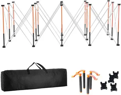 Produktbild von Handliche Einbauständer (970 x 215 x 350 mm), Einbauständer mit Aufklappfunktion für Garage und Werkstatt