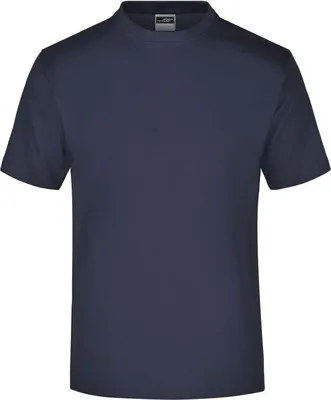Produktbild von James & Nicholson T-Shirt Round-T Medium, Gr. S,navy