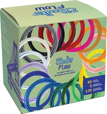 Zdjęcie produktu dla 3Doodler FLOW Box Premium Wkład do pióra 3D 20