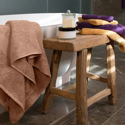 Produktbild von GIZA LINE Handtücher aus 100% ägyptischer Baumwolle 4-teiliges Handtuchset Taupe