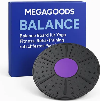 Zdjęcie produktu dla Deska balansowa do jogi, fitness, rehabilitacji, antypoślizgowy pedał PL.
