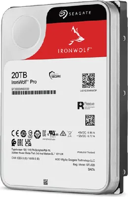 Produktbild von Seagate IronWolf Pro ST20000NE000, 20 TB, 7200 RPM, 256 MB, 3.5", Serial ATA III