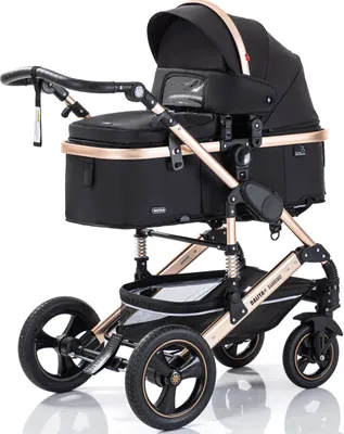 Produktbild von Daliya® BAMBIMO 3in1 Kinderwagen mit i-Size Babyschale, Gummi-Rädern & Aluminiumrahmen, Travel-System mit 2in1-Babywanne/Sportsitz, Kombi-Kinderwagen