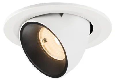 Productafbeelding van Inbouwspot Numinos Gimble S wit/zwart 2700K - 55gr