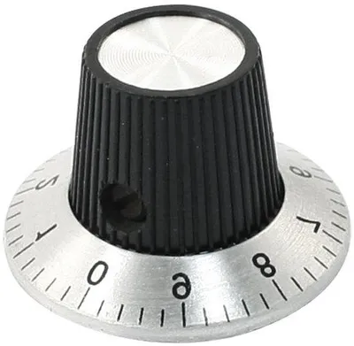 Immagine prodotto di Manopola regolabile con perno da 6 mm e corsa di 15 mm