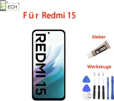 Produktbild von Für Xiaomi Redmi 15 25062RN2DE LCD Display EU Version Touchscreen Bildschirm