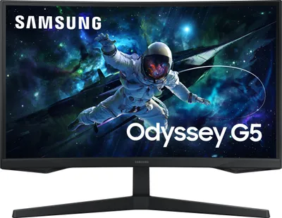 Produktbild von Monitor Samsung 27CG552 27" Odyssey G5 Curved VA 2560x1440 1ms 165Hz DP HDMI čierny