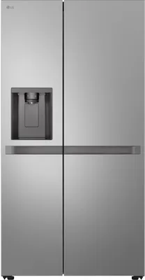 Immagine prodotto di LG GSLC40PYPE Frigo Syde-by-Side, Classe E, 638L, Porte piatte, Dispenser con allaccio, Linear Cooling, Prime Silver