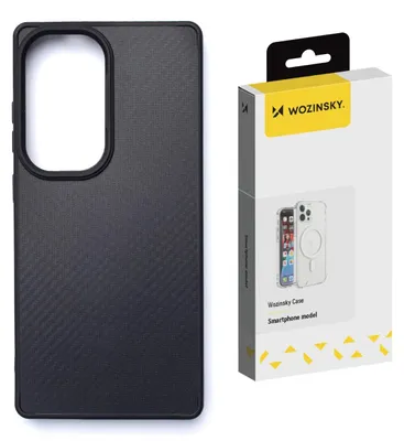 Obrázok produktu pre Puzdro z uhlíkových vlákien Wozinsky s MagSafe pre Samsung Galaxy S25+ - čierne