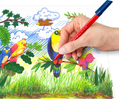 Produktbild von STAEDTLER Fasermaler Noris 10er Kartonetui
