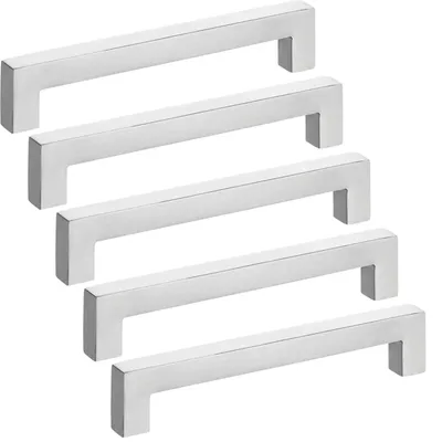 Produktbild von SOTECH Möbelgriff FormLine EDGE Schrankgriff – Bohrabstand 160 mm, Edelstahl (5 Stück)