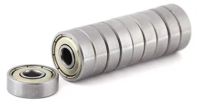 Immagine prodotto di Cuscinetti a sfera 626ZZ, metallici, schermati, Acciaio al carbonio, dimensioni 6x19x6 mm, confezione da 10 pezzi
