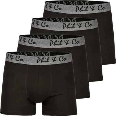Immagine prodotto di Confezione da 4 boxer da uomo Phil & Co Berlin, modello slip, pantaloncino. Scelta del colore: DESIGN 01, taglia: M