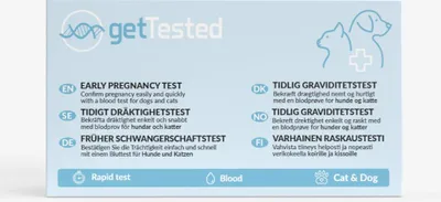 Produktbild von Schwangerschaftstest Hund & Katze – Früher Blut-Schnelltest
