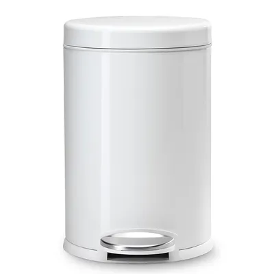 Produktbild von simplehuman CW1853CB, 4,5 l, Rund, Edelstahl, Weiß, Terrasse, 254 mm