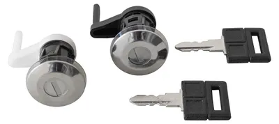 Image de Cylindre de serrure de porte, côté gauche ou droit, + 2 clés, pour Peugeot 206, à partir de 1998