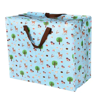Produktbild von Rex London - XXL Jumbo Tasche - Riesentasche - Woodland - Rehe, Hase, Pilze, Bäume
