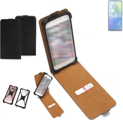 Produktbild von K-S-Trade Handyhülle Schutzhülle kompatibel mit Motorola G04s Hülle Case Cover Flip Style Bumper schwarz 1x
