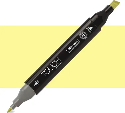 Immagine prodotto di Marcatore alcolico bifacciale Fine & Chisel TOUCH, Y38 Giallo pallido