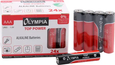 Immagine prodotto di Olympia Alkaline Batterien AAA 24er Pack