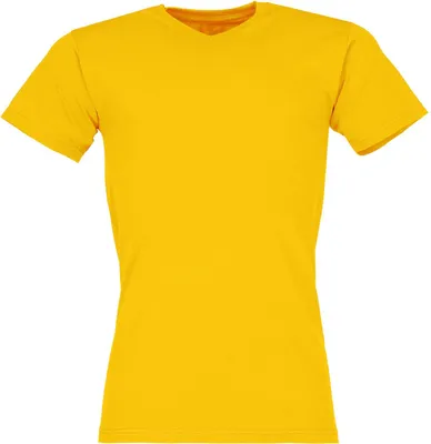 Produktbild von Fruit of the Loom Valueweight V-Neck T Farbe: sonnenblumengelb Größe: 3XL