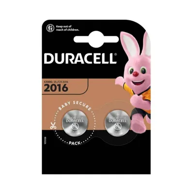 Obrázok produktu pre Batérie Duracell 3V CR2016B, 2 ks.