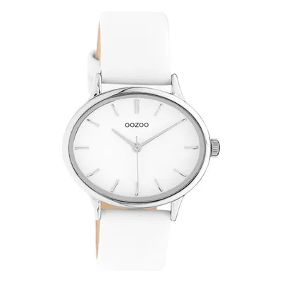 Immagine prodotto di Oozoo orologio da polso in pelle bianca Orologi da donna analogici al quarzo UOC10940