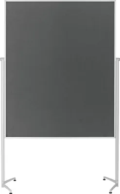 Produktbild von Magnetoplan Design-Moderationstafeln evolution plus - Einteilig - Höhenverstellbar - 120x150 - Grau