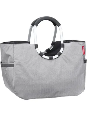 Immagine prodotto di reisenthel loopshopper L, Einkaufstasche, Tragetasche, Tasche, Herringbone Grey, 25 L, OR7074