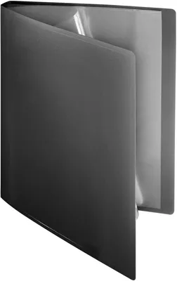 Produktbild von FSY Sichtbuch flexibel, 1 Stück Hüllen, A4, PP schwarz, 1 Stück