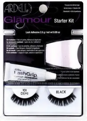 Produktbild von Ardell Glamour Lashes 101 Demi Black Set 3 Artikel