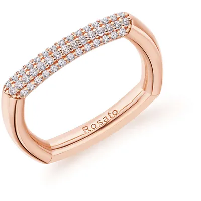 Immagine prodotto di Anelli da dito Rosato Rosé 18 Collezione Bianca - donna