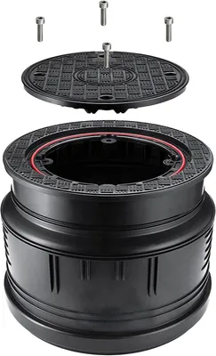 Produktbild von Kunstoff Schachtabdeckung für Vollwandrohr DN400 Schachtdeckel KARMAT PS400 A15 PS400