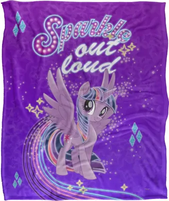 Immagine prodotto di My Little Pony - Coperta "Sparkle Out Loud", setosa e morbidissima TV23791 (Taglia unica) (Colorato)