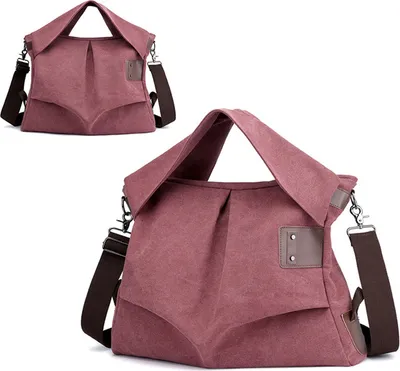 Image de Canvas Sacs à bandoulière en similicuir Sac à bandoulière - Type B /Rouge foncé
