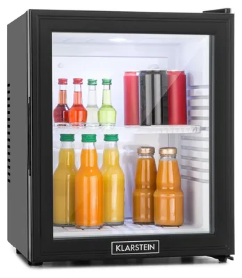 Immagine prodotto di Mini frigorifero minifrigo - 30 litri - Porta in vetro - Nero - Da 12 a 18 °C