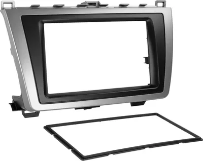 Produktbild von 2-DIN Radioblende passend für Mazda 6(GH) 2008-2013 silber/schwarz lose
