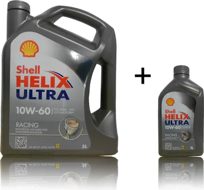 Produktbild von Shell Helix Ultra Racing 10W-60 5 +1 Liter