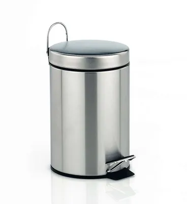 Image de Kela Cosmetic bin Torre inox mat 25,5cm 17cmØ 3l, 18172