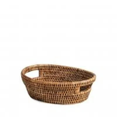 Immagine prodotto di H&H Cesto Ovale In Rattan Cm 23X18X7H