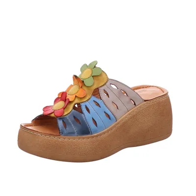 Produktbild von Gemini Damen Pantolette bunt Größe 37